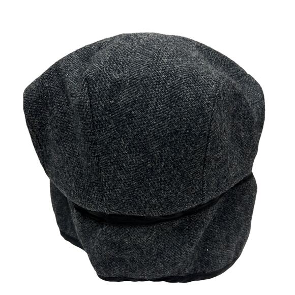 Vintage 80s Pendleton Grey Wool Newsboy Cap - Picture 8 of 10